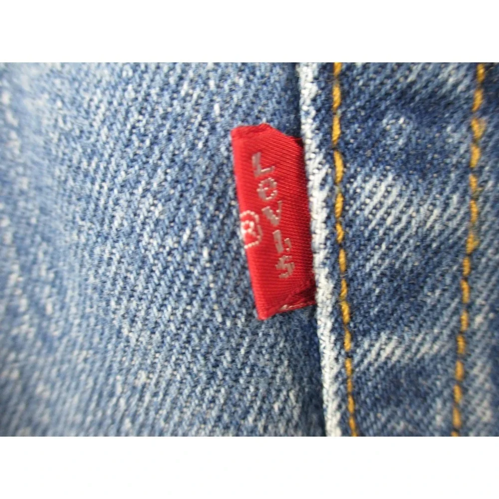 Levi's 501 Pants Mens 38 Blue Denim‎ Jeans Buttonfly Straight Pockets 38X30